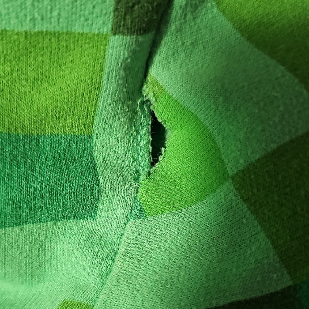 Lightweight Green Creeper Pixelated Hoodie MINECRAFT - Picture 3 of 4